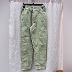 Forever 21 Light Green Women's Flare Jeans